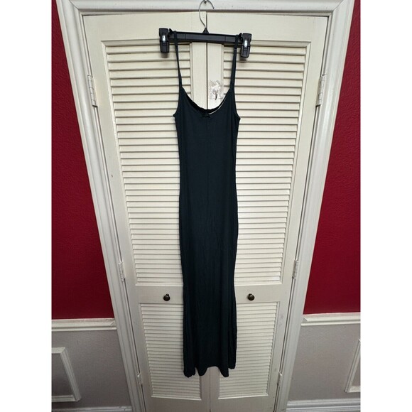 SKIMS Soft Lounge Long Slip Dress Onyx SZ M - Picture 4 of 7